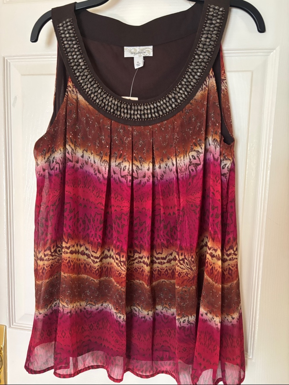 BEAUTIFUL BEADED TANK TOP